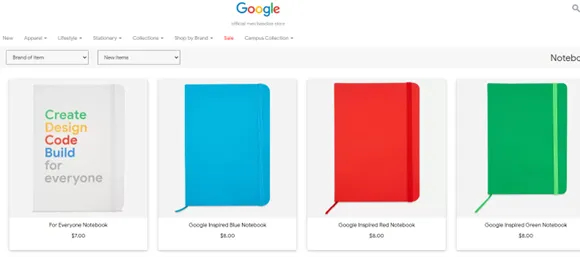 Google's merchandise store