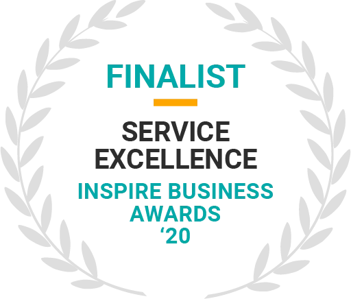 MRS Digital - FINALIST at Inspire Business Awards 2020 - Service Excellence