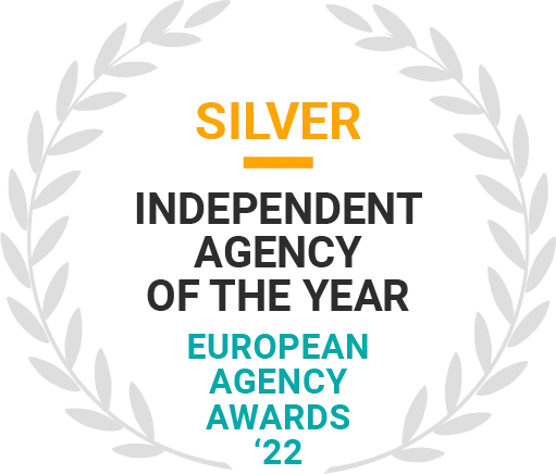 MRS Digital - SILVER at European Agency Awards 2022 - Independent Agency of the Year