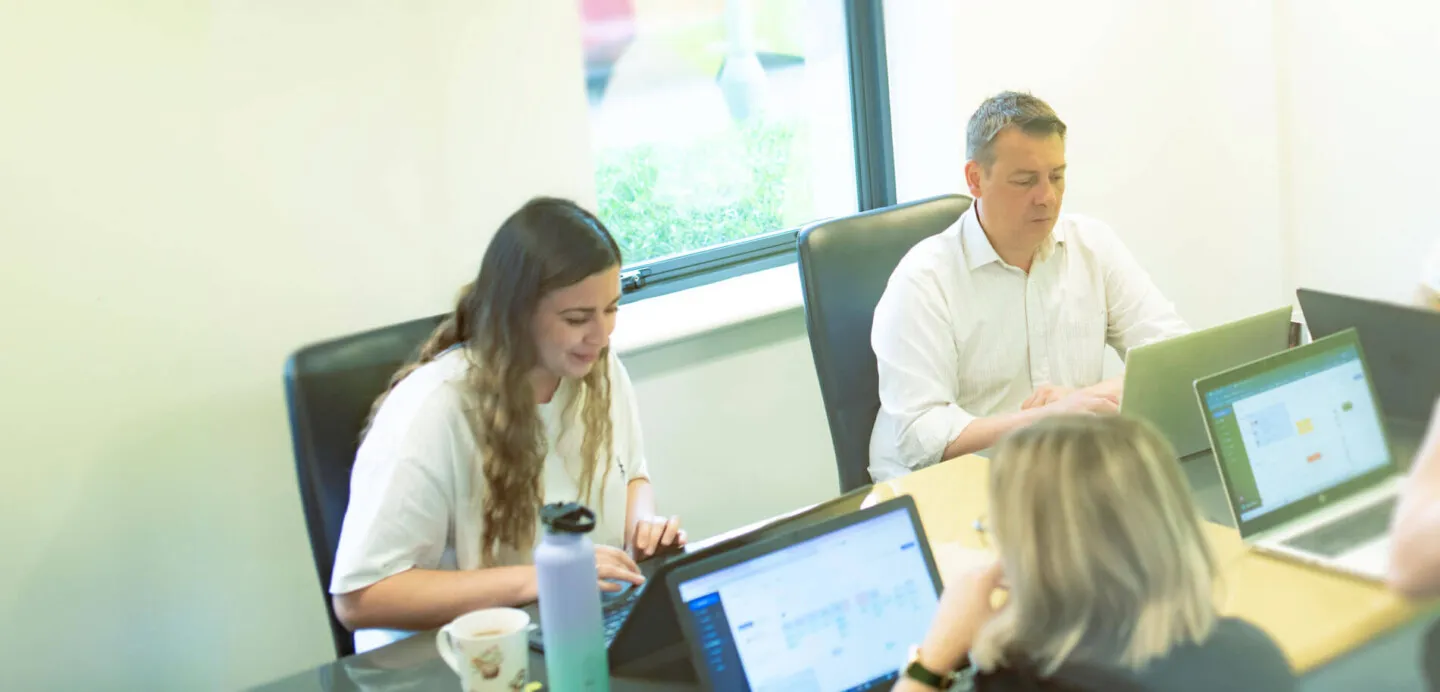 MRS SEO team working meeting