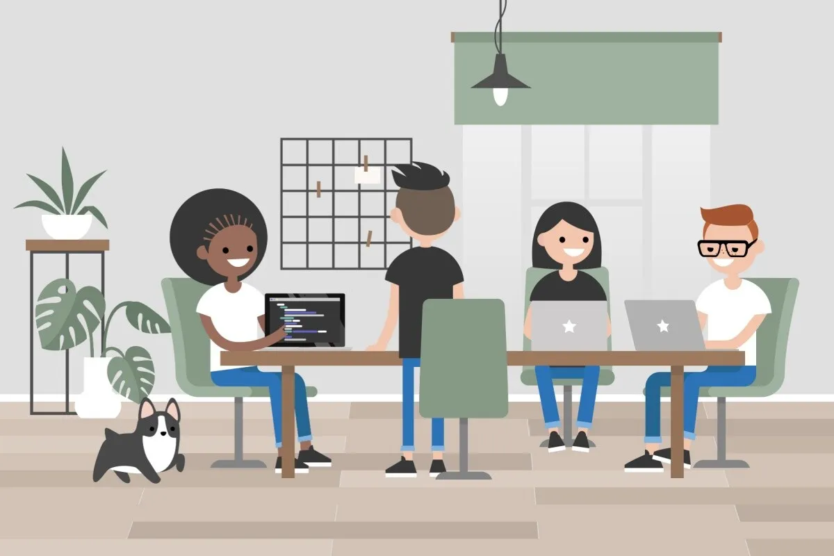 People in a meeting room